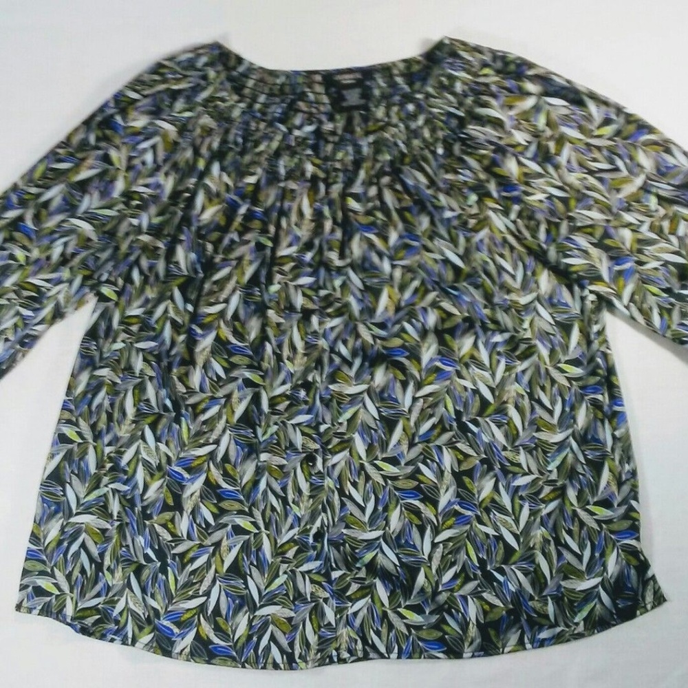 George Women Blouse 16W 3/4 sleeve